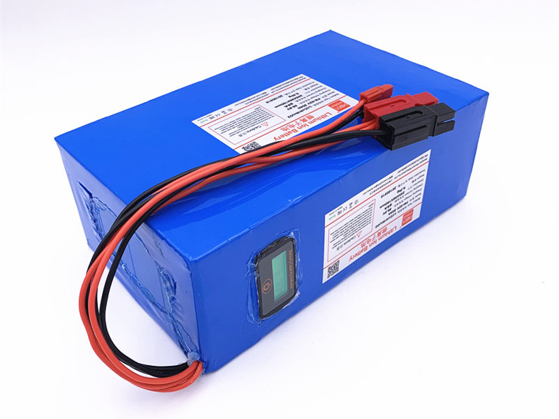 52V 20Ah 电池摩托车锂电池带LED电量电压显示