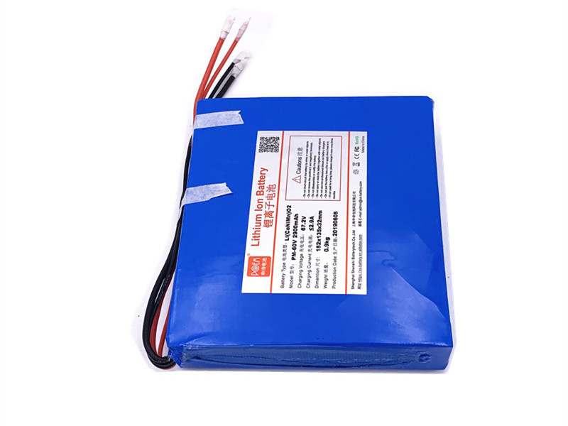 60V 2900mAh独轮车动力锂电池